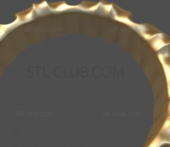 3D модель Подсолнух без середины (STL)